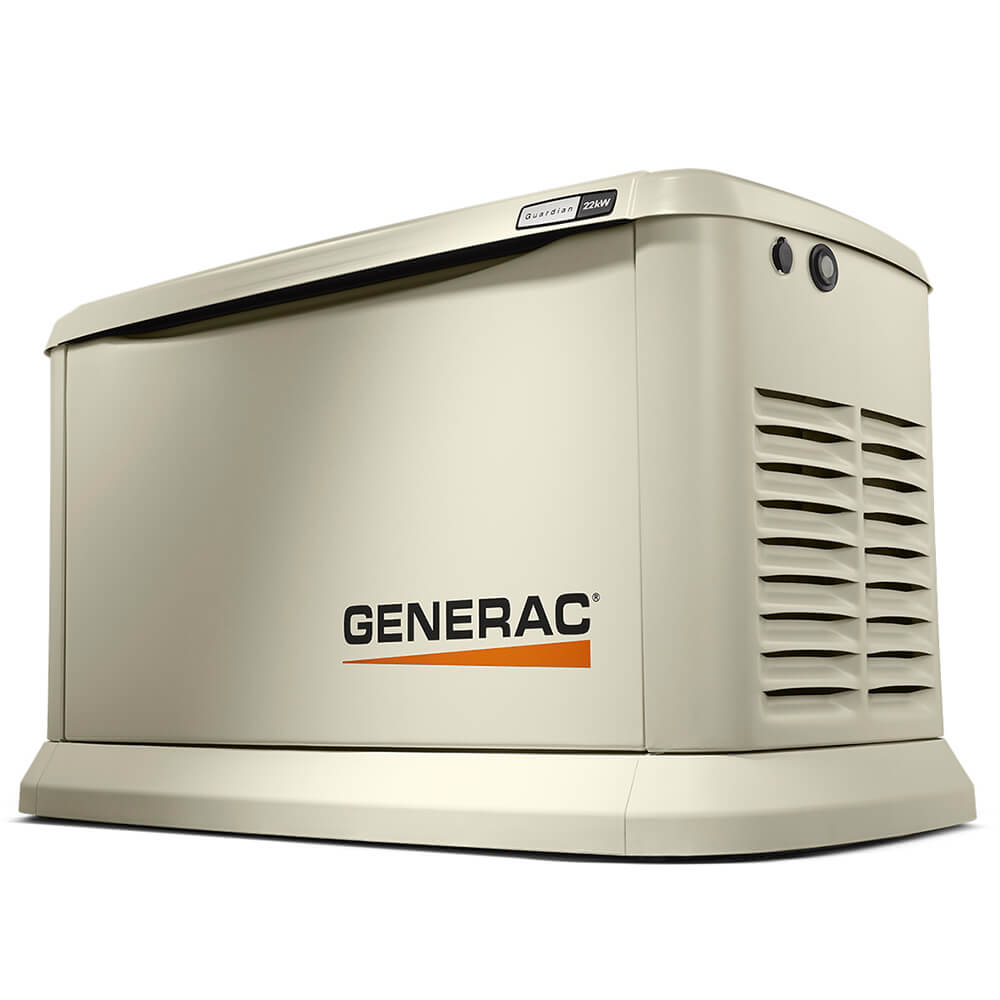  Generac 70422 22/19.5,000-Watt Aluminum Wi-Fi Air-Cooled Standby Generator 