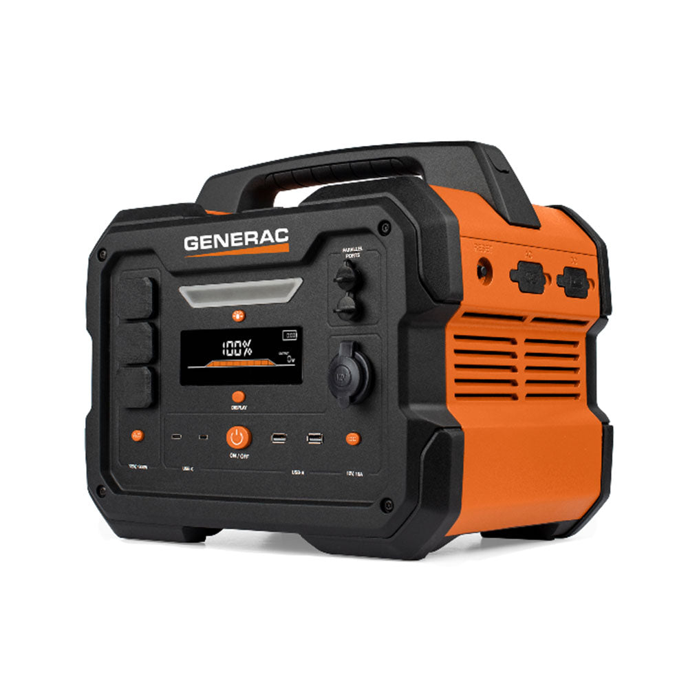  Generac 8025 GB1000 Compact Portable Power Station w/ Wireless Charging Pad 