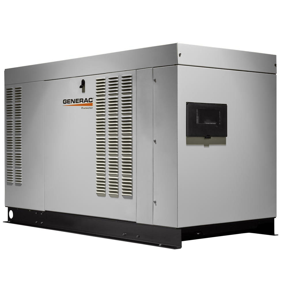  Generac RG04845GNAX 48Kw 120/208V Three Phase Protector QS Standby Generator 