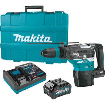 Makita - perforateur burineur sds-max 36 v (2 x 18 v) li-ion ø 40 mm 8 j  sans batterie ni chargeur - dhr400zku - Conforama