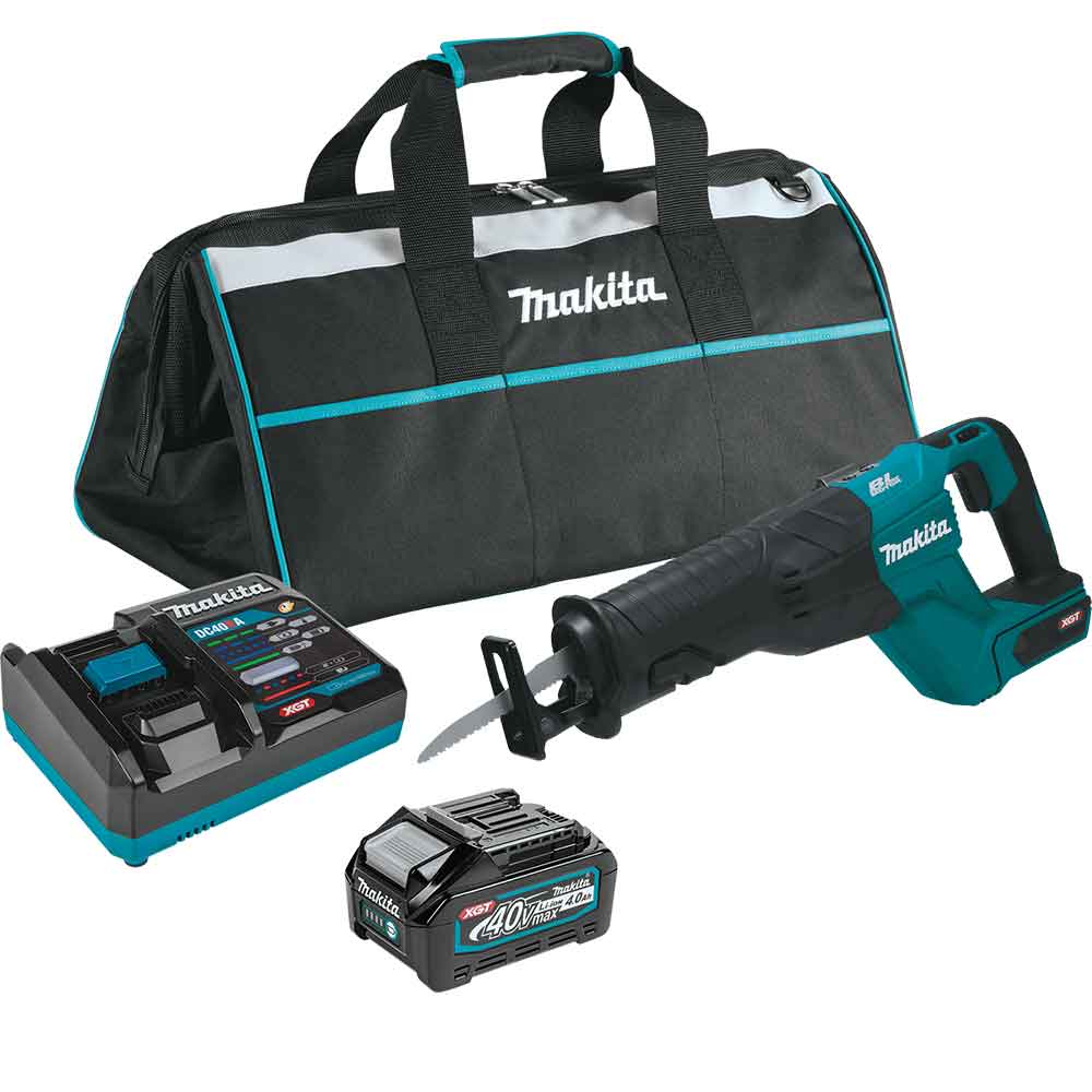  Makita GRJ01M1 40V MAX XGT Brushless Cordless Reciprocating Saw Kit w/ 4.0Ah 