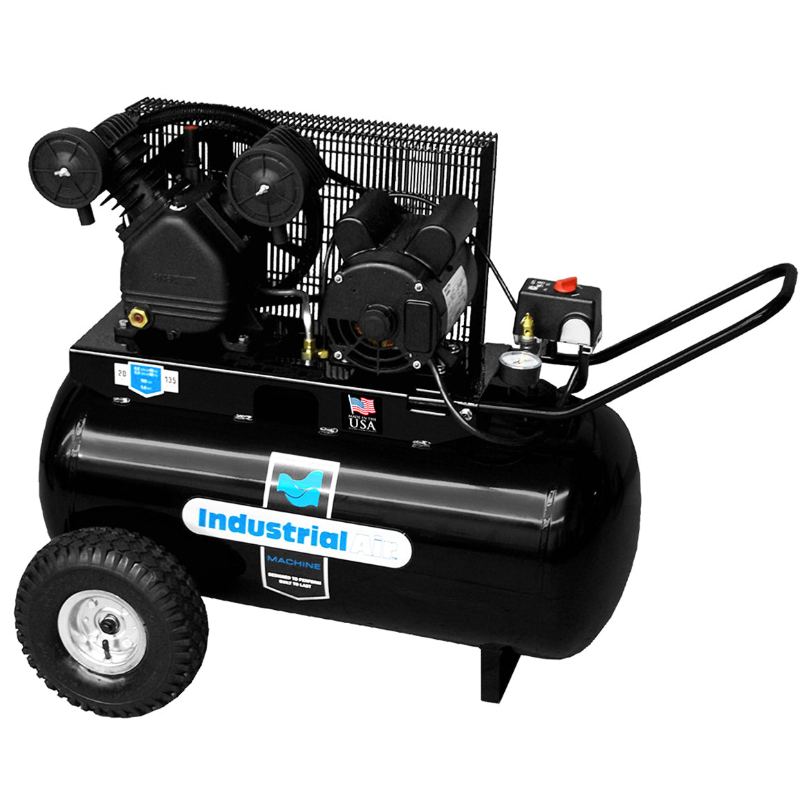  Industrial Air IP1682066.MN 120-Volt 20 Gallon 1.6 HP Horizontal Air Compressor 