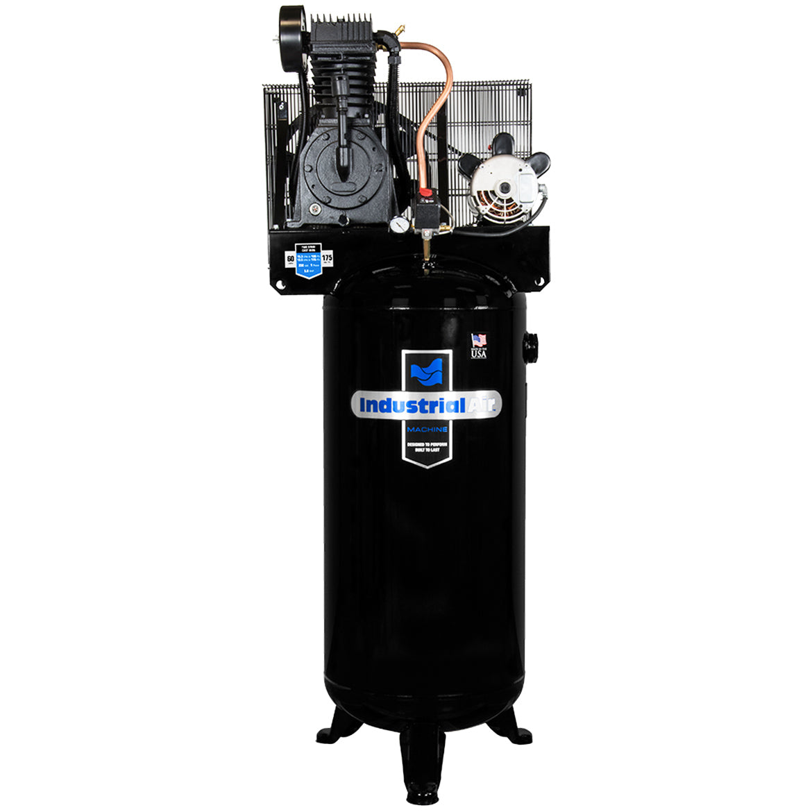  Industrial Air IV5076055 230-Volt 60 Gallon 5 HP Century Motor Air Compressor 