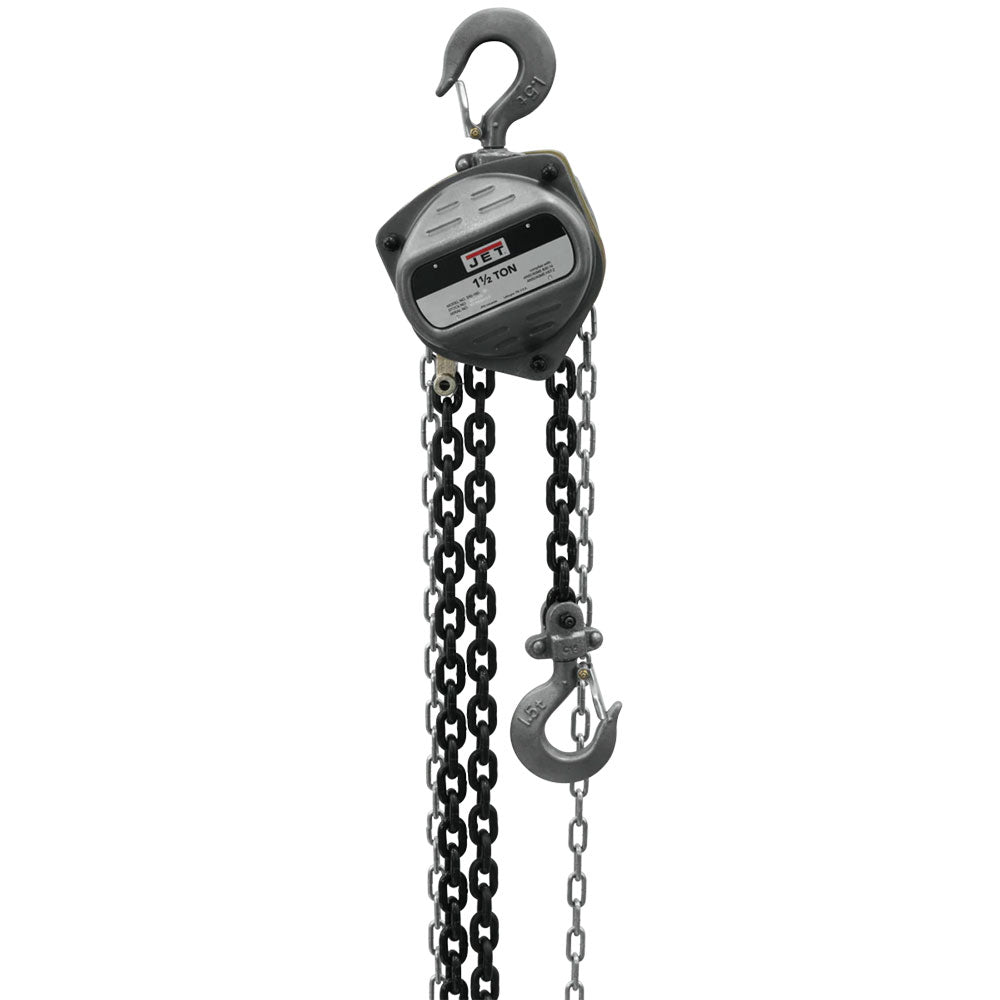  JET 101930 S90-200-10 2 Ton Hand Chain Manual Hoist w/ 10' Lift 