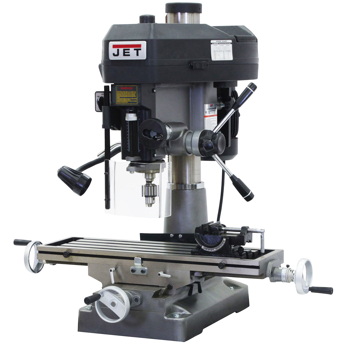  JET JMD-18 115/230V 1PH 1HP Mill/Drill w/ R-8 Taper - 350018 