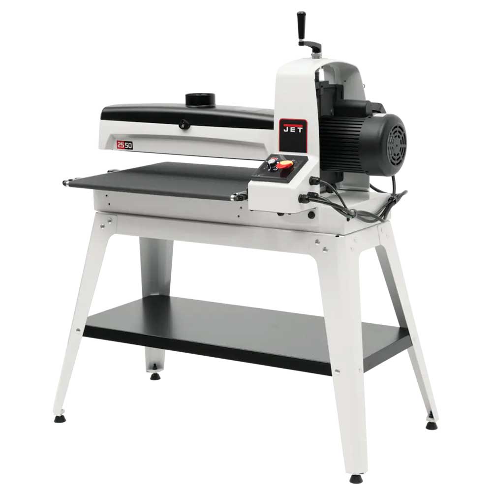  Jet JWDS-2550 115-Volt 5-Inch x 25-Inch Drum Sander w/Open Stand - 723550OSK 