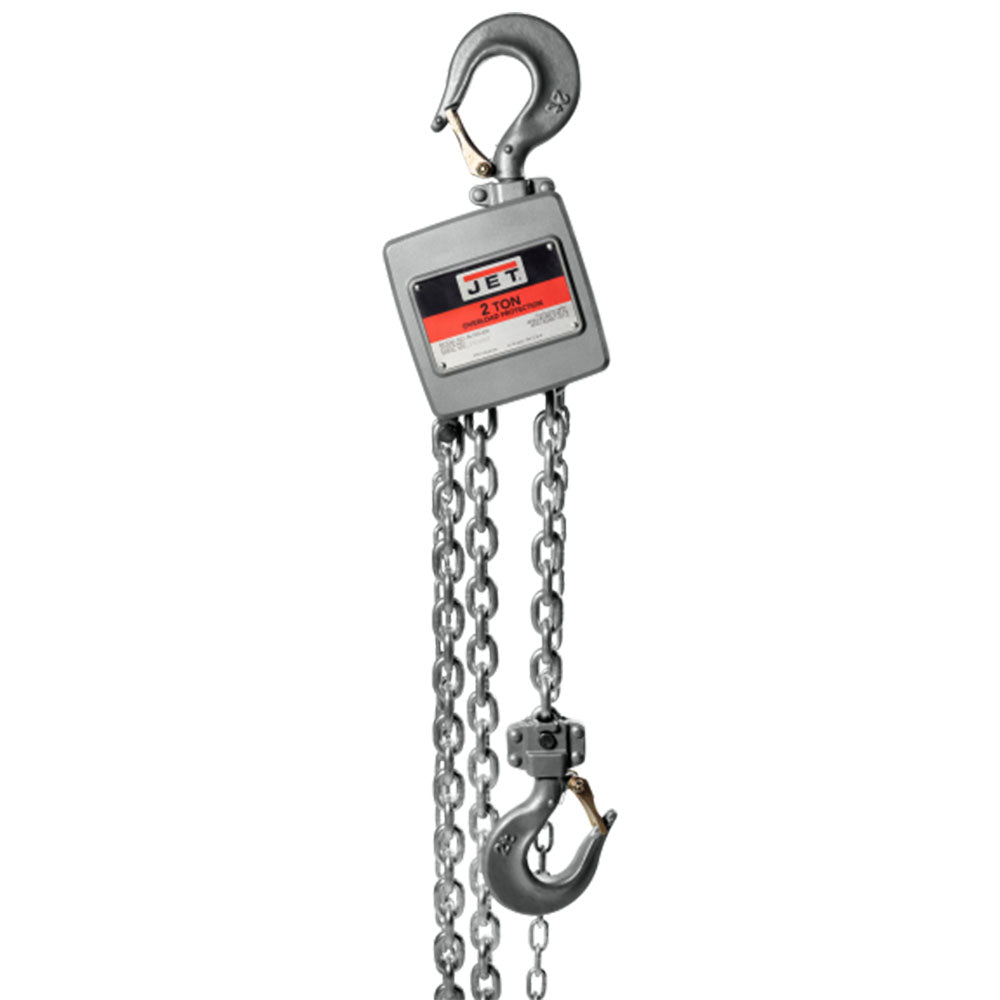  Jet AL100-200-20 2 Ton Aluminum Chain Hoist w/ 20' Lift 