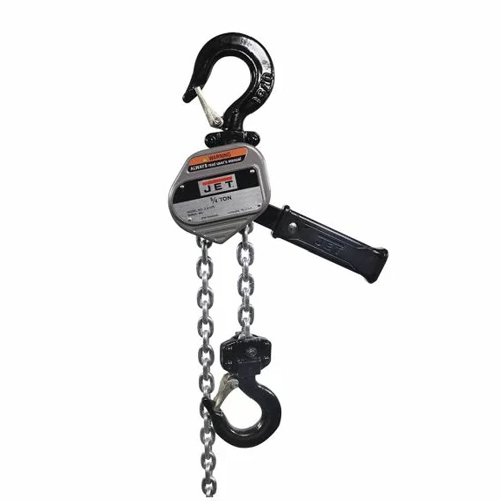  Jet JLA-075-10 JLA 3/4 Ton Aluminum Series Lever Hoist w/ 10' Lift 