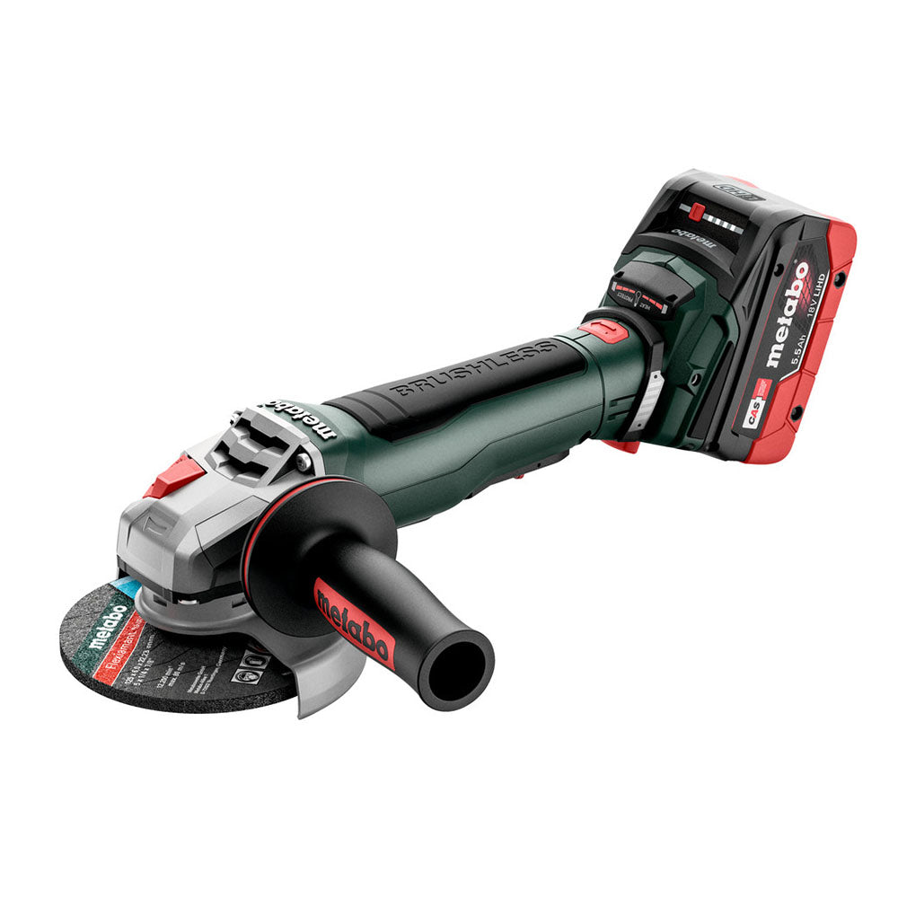  Metabo 18V 4.5"/5" Brushless Brake Angle Grinder Kit w/ MetaBox 