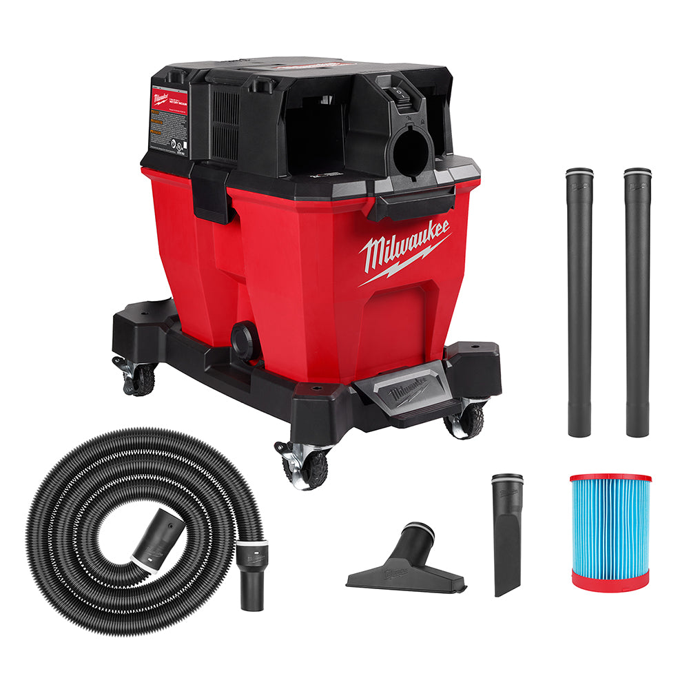  Milwaukee 0920-20 M18 FUEL 9 Gallon Dual-Battery Wet/Dry Vacuum - Bare Tool 