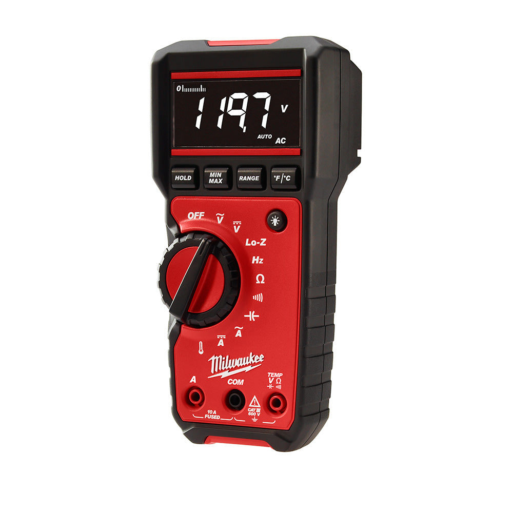  Milwaukee 2217-20 600V Multi-Measuring Durable Professional True RMS Multimeter 