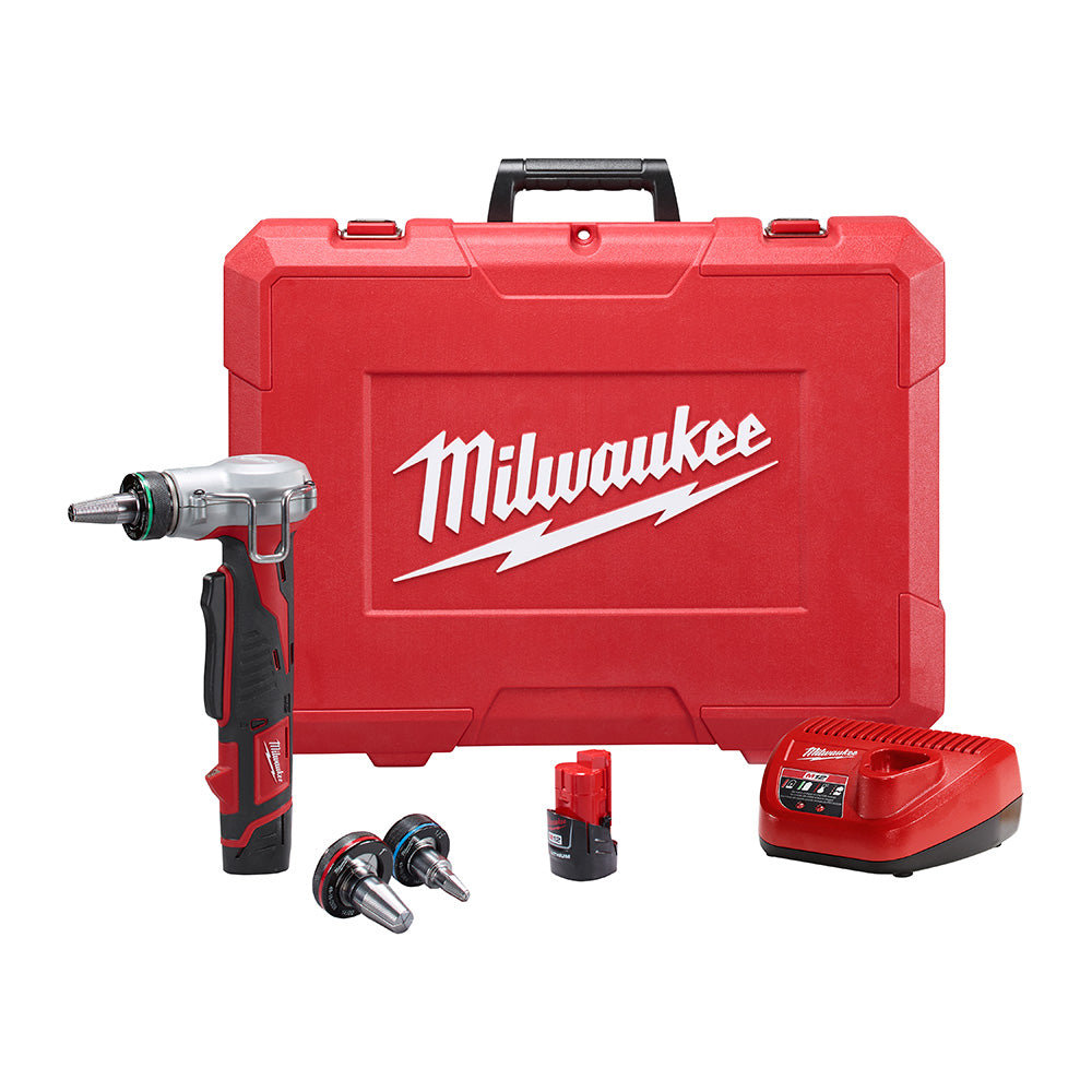  Milwaukee 2432-22 M12 12V Lithium-Ion Propex Expansion Tool Kit 