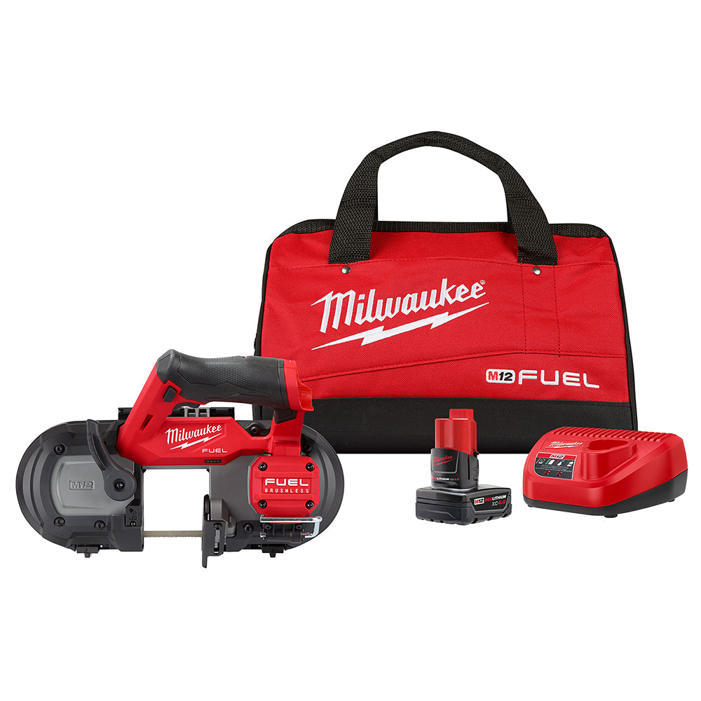  Milwaukee 2529-21XC M12 FUEL 12V Cordless Li-Ion Brushless Compact Band Saw Kit 