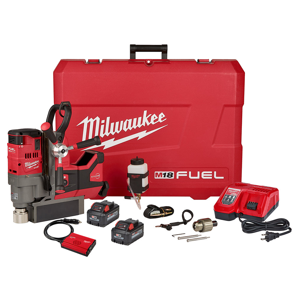  Milwaukee 2788-22HD M18 FUEL 18V 1-1/2" Lineman Magnetic Drill High Demand Kit 