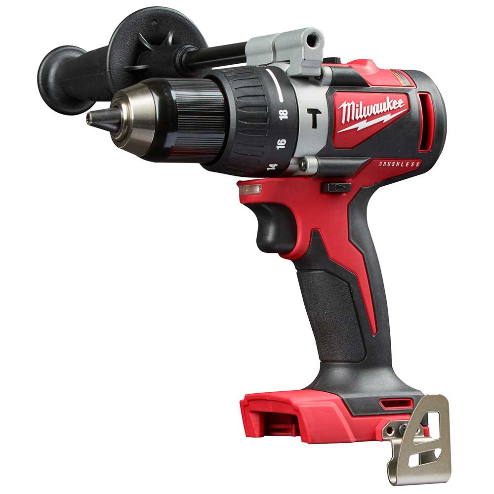  Milwaukee 2902-80 M18 18V 1/2" Brushless Hammer Drill - Bare Tool -Reconditioned 