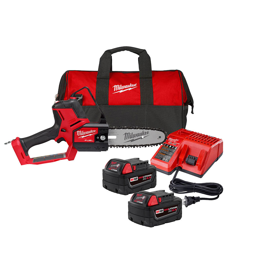  Milwaukee 3004-20SK M18 FUEL 18V Hatchet Prunning Saw w/ Battery Starter Kit 