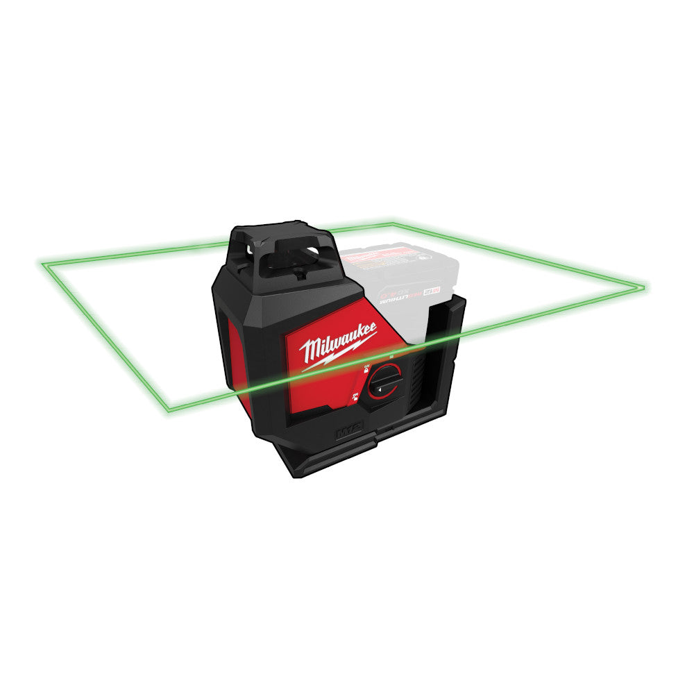  Milwaukee 3631-20 M12 360 Degree Green Beam Single Plane Laser - Bare Tool 