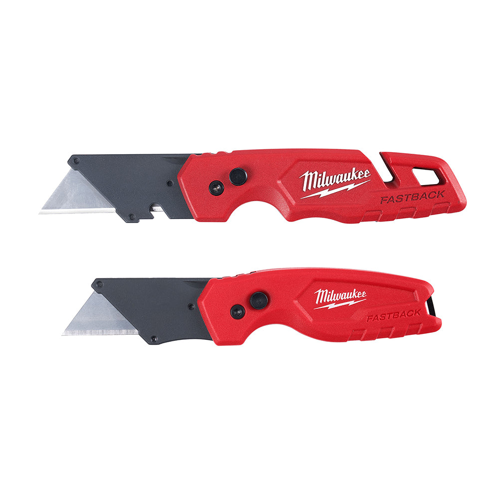  Milwaukee 48-22-1503 FASTBACK Folding Tool Free Utility Knife Set - 2 PC 