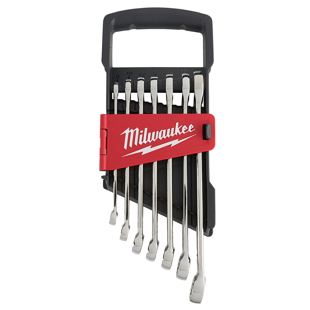  Milwaukee 48-22-9507 7-Piece Metric Open-End Combination Wrench Set 