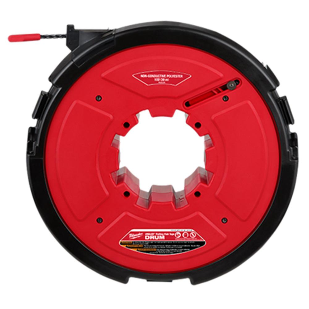  Milwaukee 48-44-5195 M18 FUEL 18V Angler 100' Non-Conductive Polyester Fish Tape 