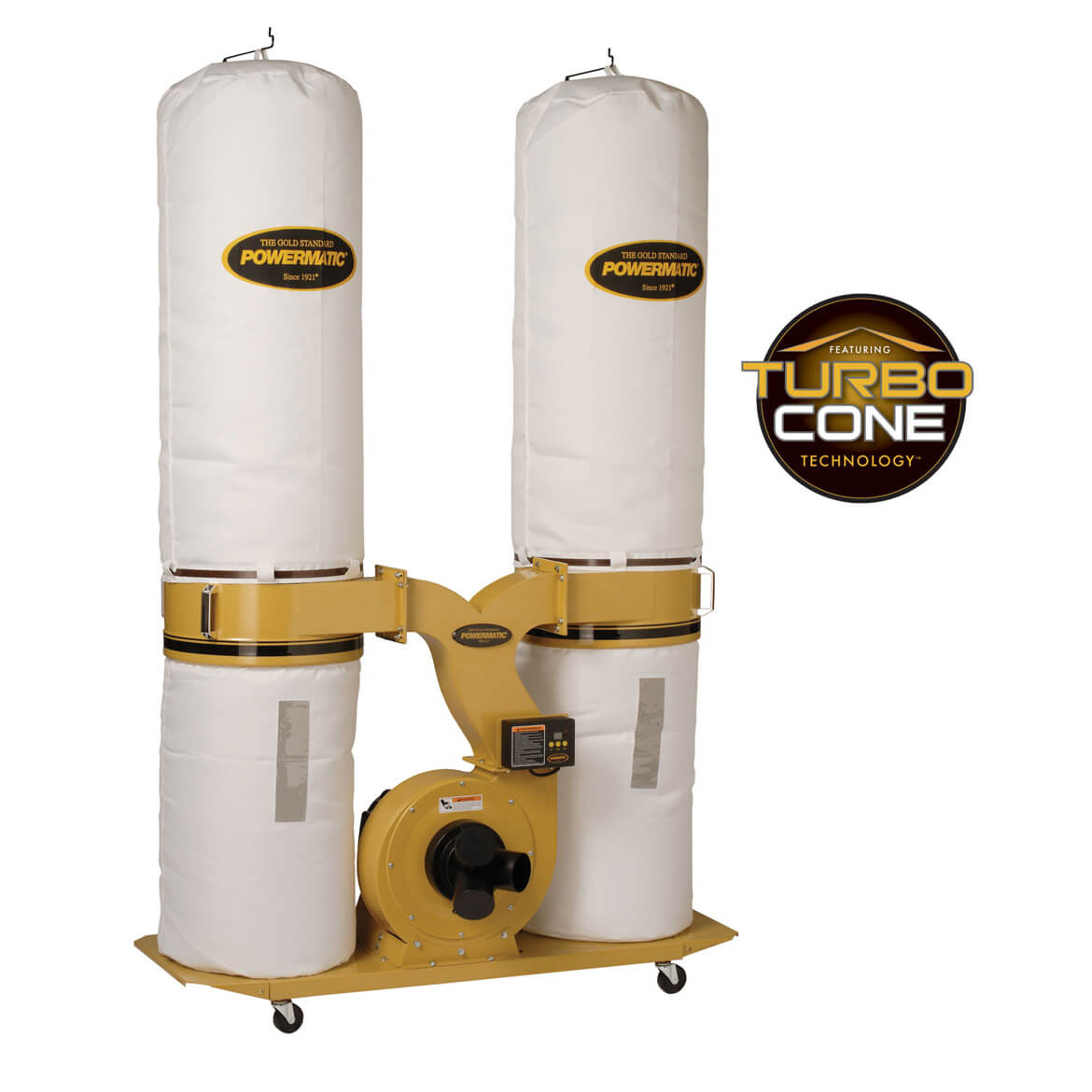  Powermatic PM1900TX-BK Dust Collector w/ Bag Filter KIt 3HP 3PH - 1792073K 