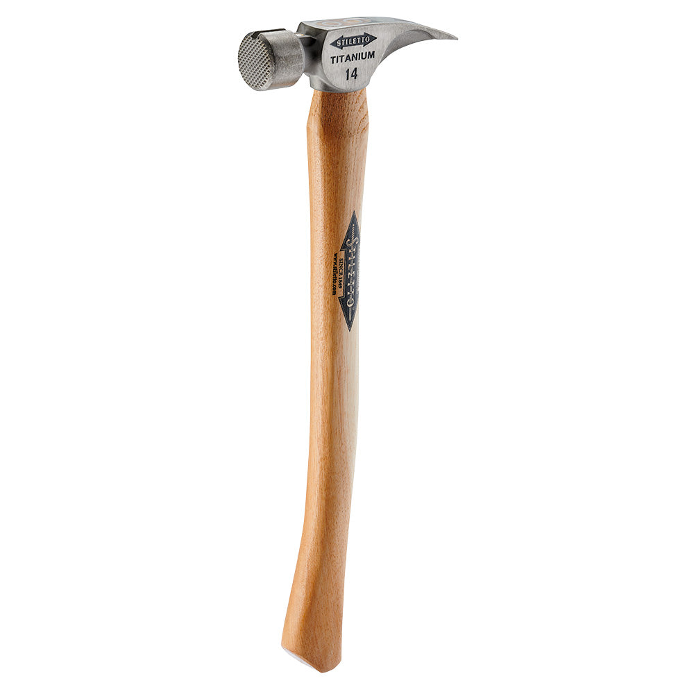  Stiletto TI14MC 14 Oz. Ti Milled Face, 18” Curved Hickory Handle 