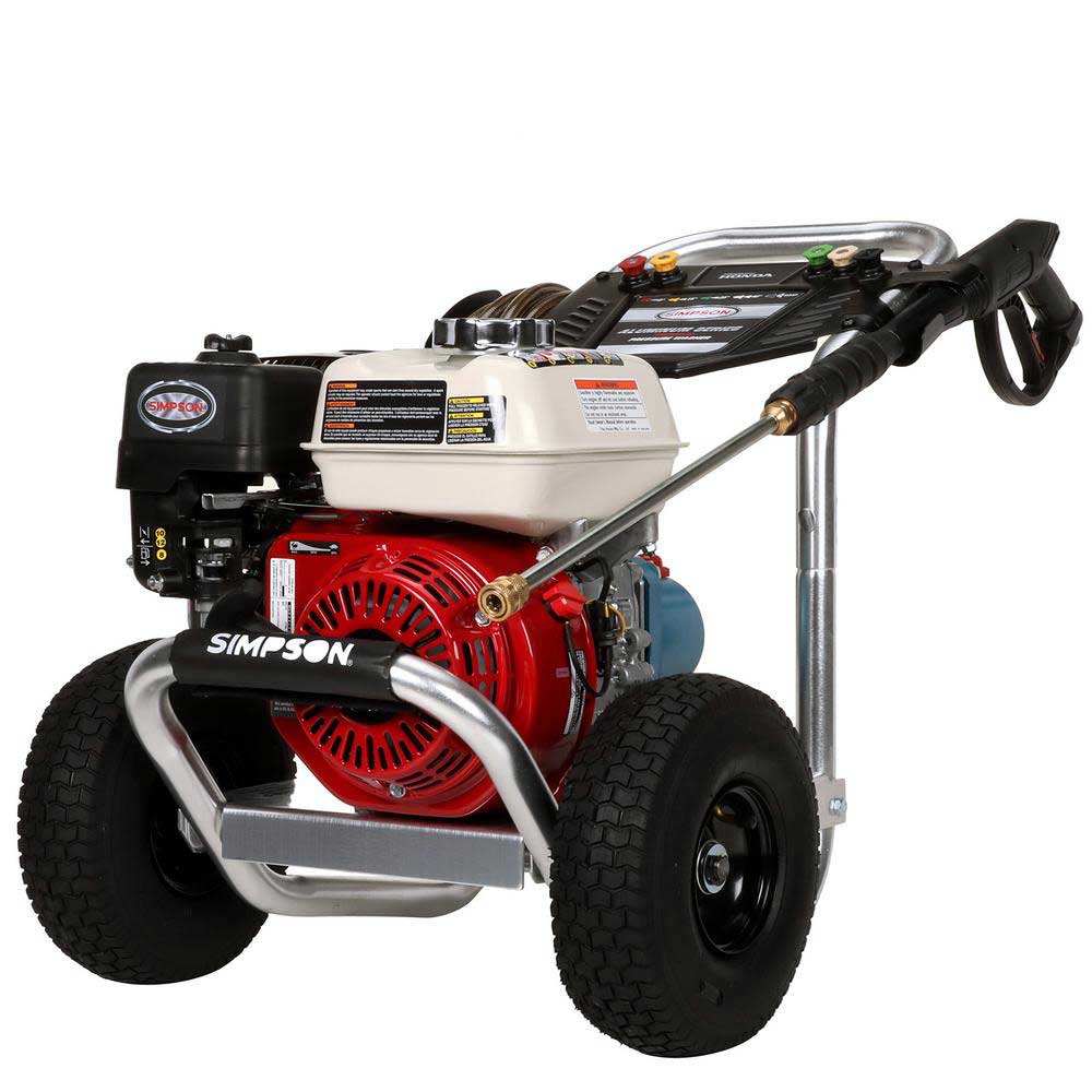  Simpson ALH3228-S 2.8 GPM Cold Water Commercial Gas Powered Pressure Washer 