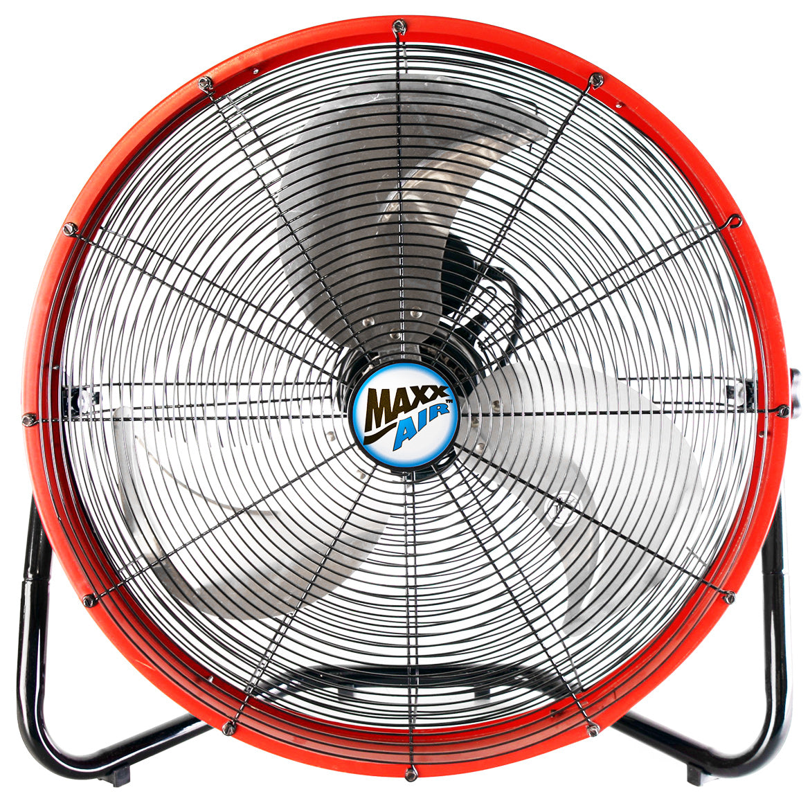 Maxx Air Hvff20s Red 20 Inch High Velocity Shrouded Floor Fan Hvff20s Maxtool