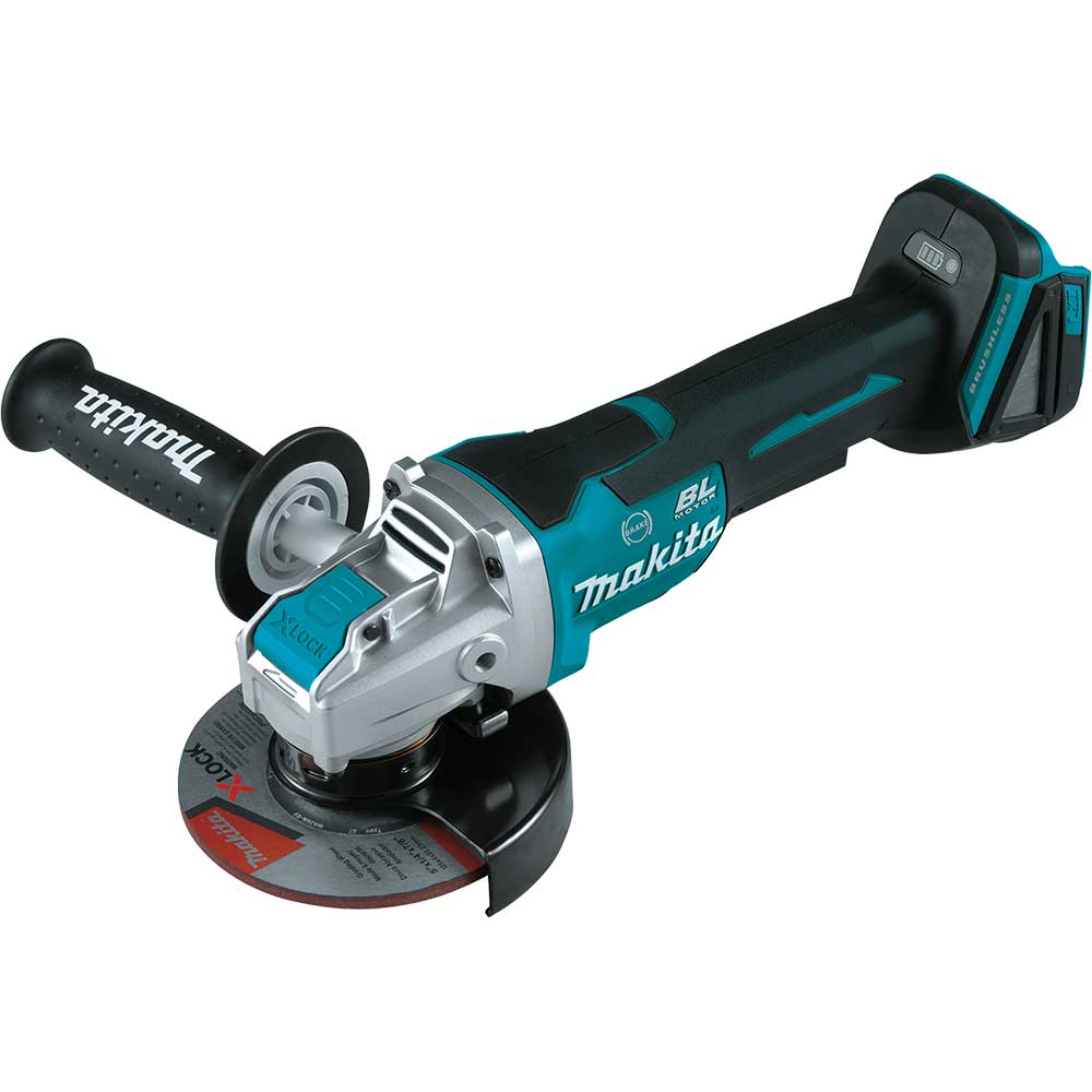  Makita XAG26Z 18V LXT 4-1/2” / 5" Paddle Switch X-LOCK Angle Grinder - Bare Tool 