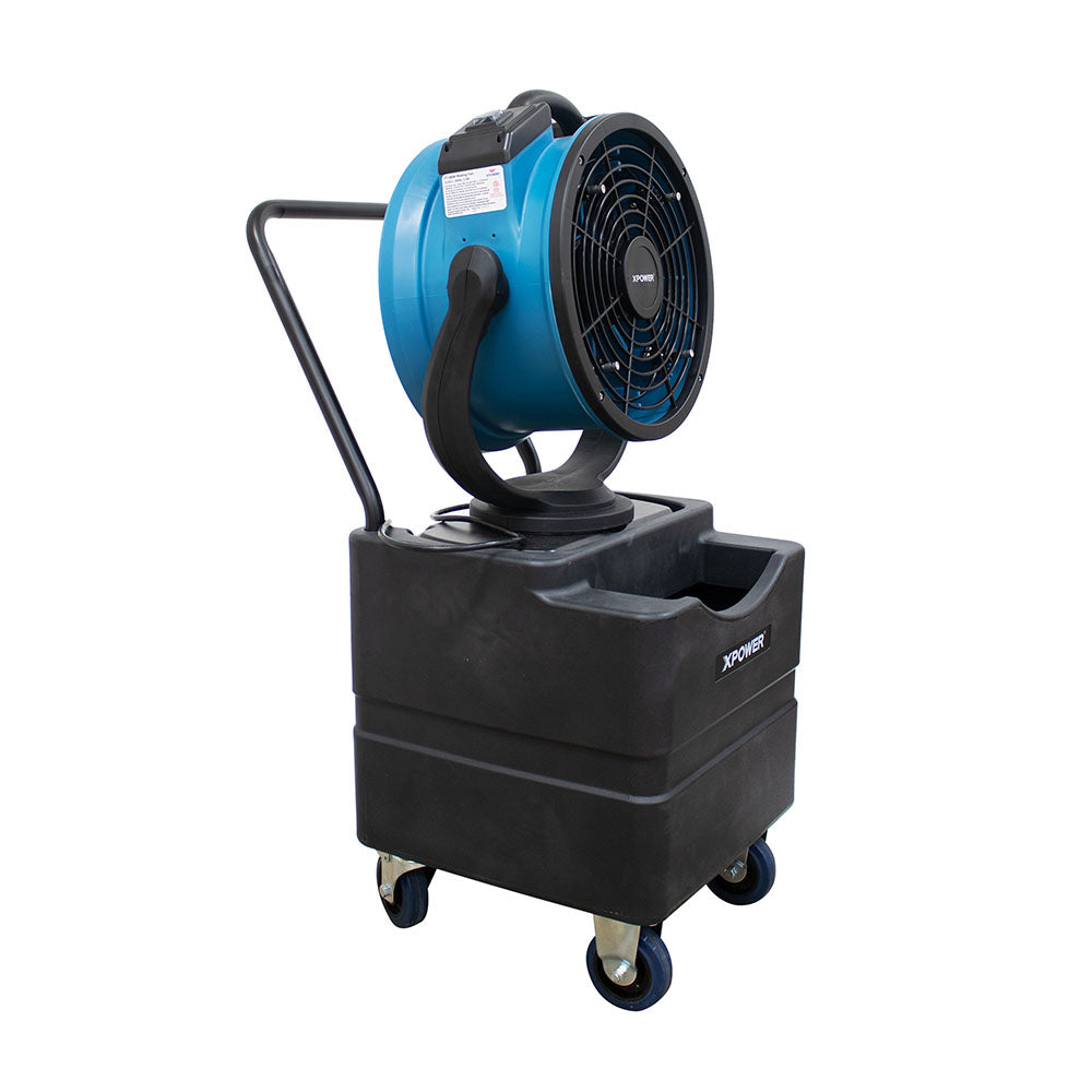  Xpower FM-88WK Misting Fan w/ WT-45 Mobile Water Reservoir Tank 