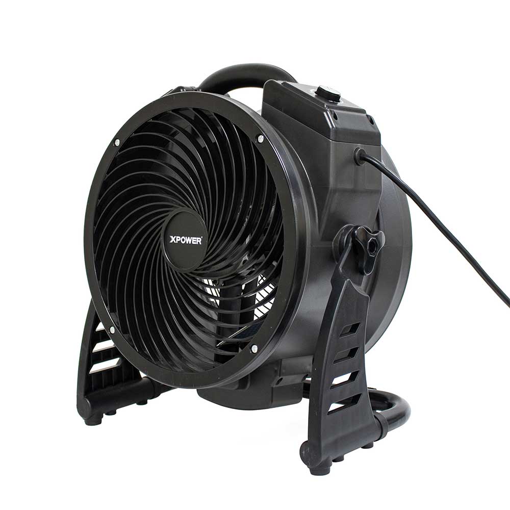  XPower M-25 115 Watt 360 Degree Corded Axial Air Mover w/ Ozone Generator 