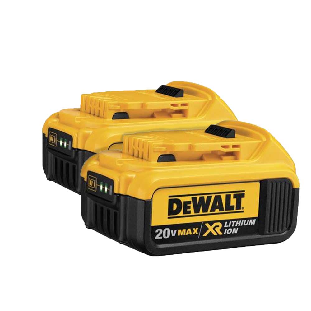 Dubbelzinnig salaris afbetalen DeWALT DCB204-2 20V MAX XR Lithium Ion 4Ah Battery Tool Pack 2 Pack –  MaxTool