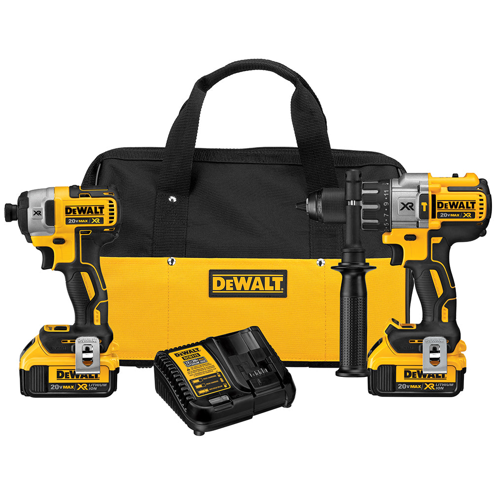  DeWALT DCK299M2 20V Lithium-Ion MAX XR Drill and Impact Driver Combo Kit 