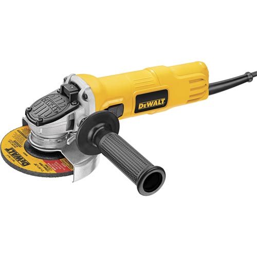  DeWALT DWE4011 4-1/2-Inch 7 Amp AC/DC Small Angle Grinder Tool W/ Guard 