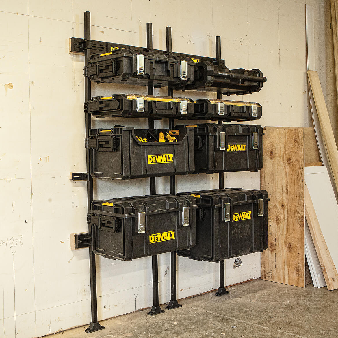 Dewalt Dwst08260 Toughsystem Customizable Modular Workshop Racking Sys