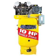 EMAX EP10V120V1 10 HP 1 Phase 120 Gallon Industrial Plus Vertical Air Compressor