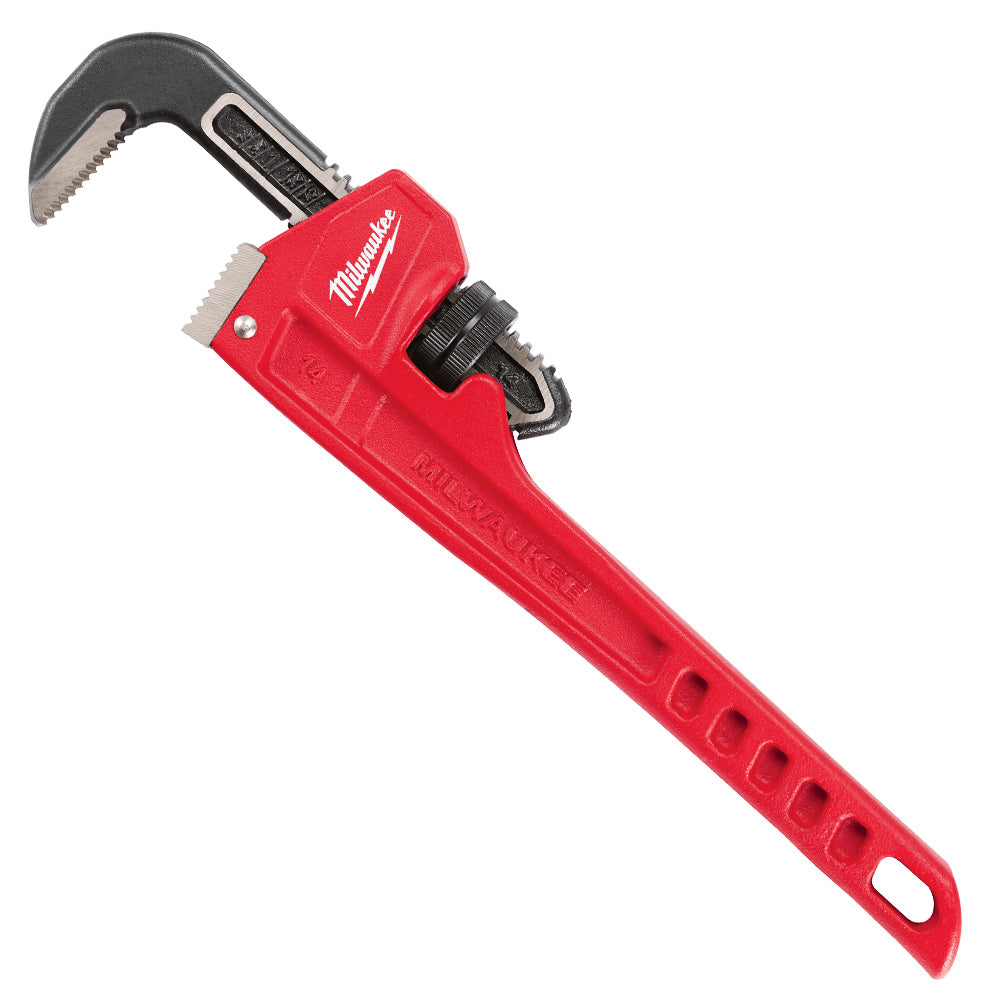  Milwaukee 48-22-7114 14-Inch Durable Steel Ergonomic Overbite Pipe Wrench 