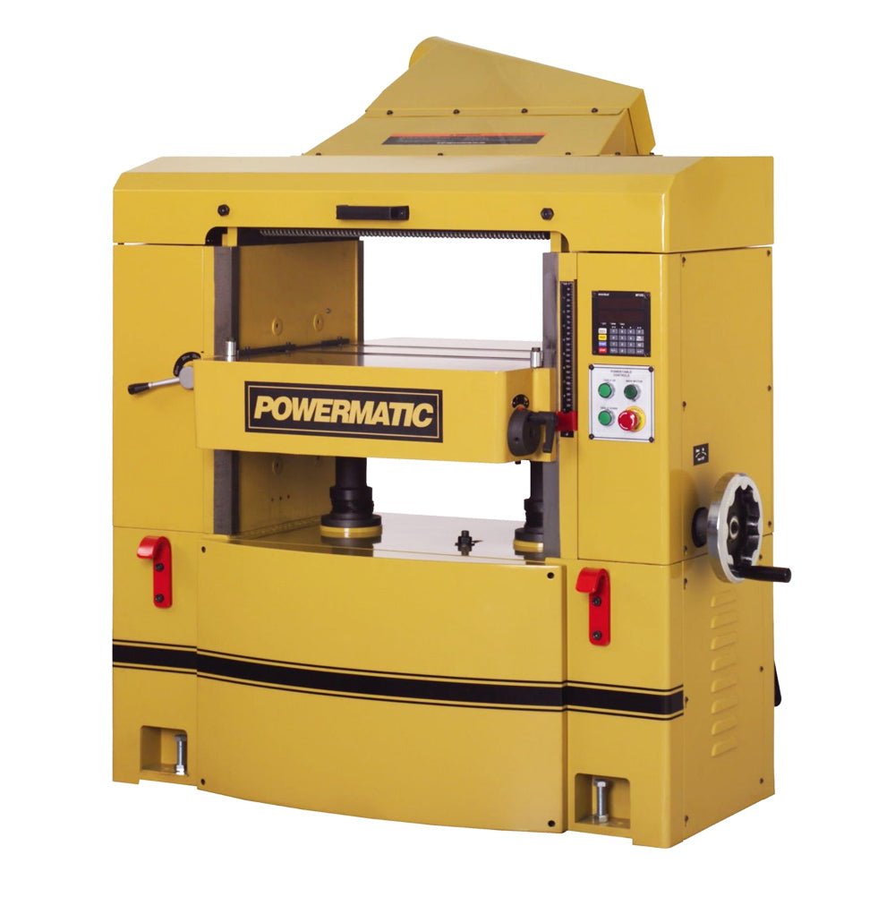  Powermatic WP2510 15-Hp 230/460V 25" Planer w/ Solid Steel Helical Cutterhead 