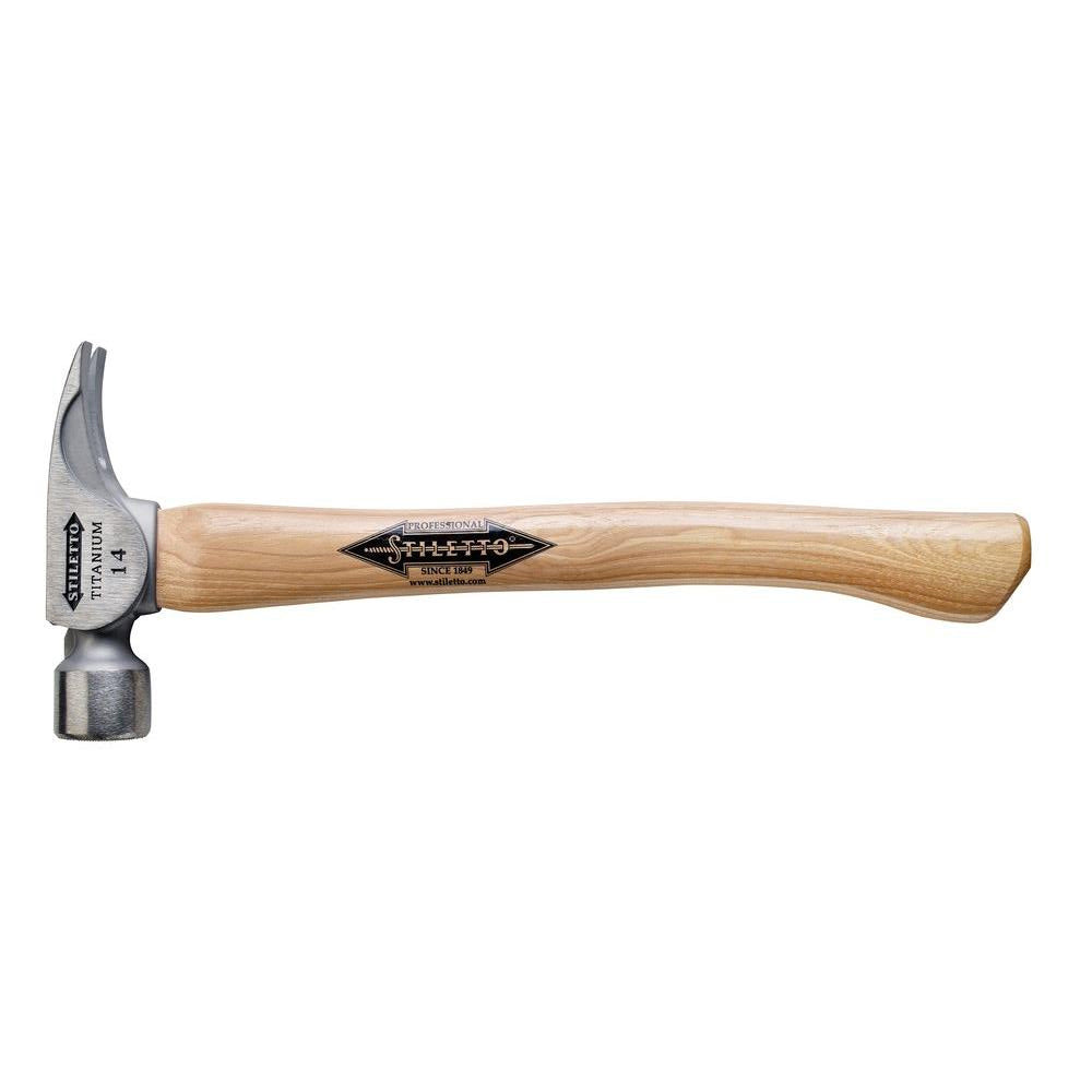 Heavy Duty Curved Claw Hammer with Fiberglass Handle - 16 oz