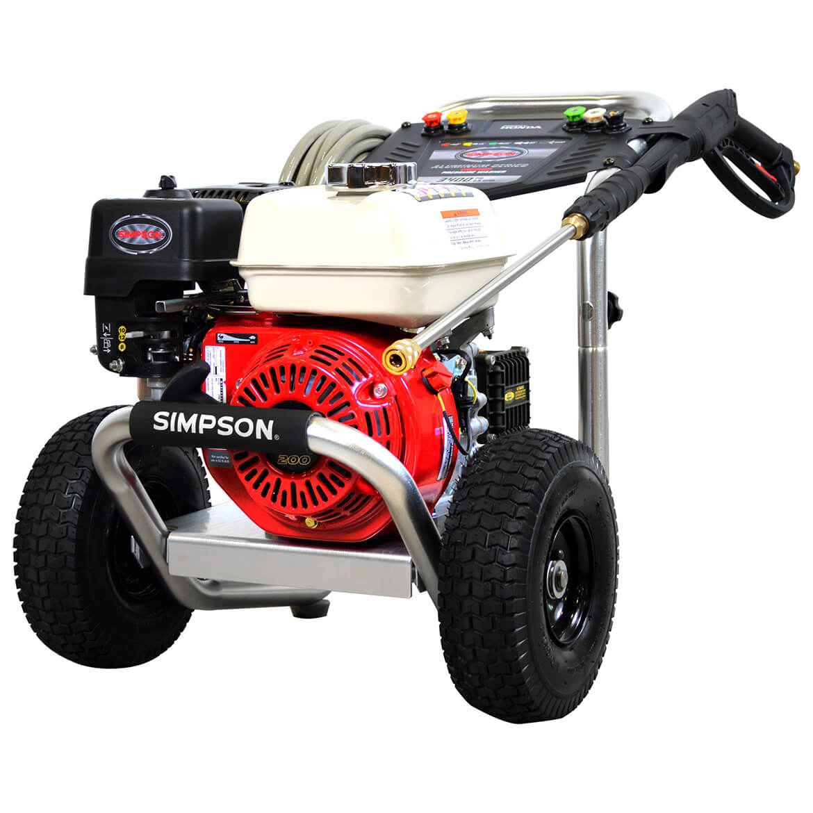  Simpson ALH3425 3,400-Psi 2.5-Gpm Cold Water Gas Aluminum Pressure Washer -60689 