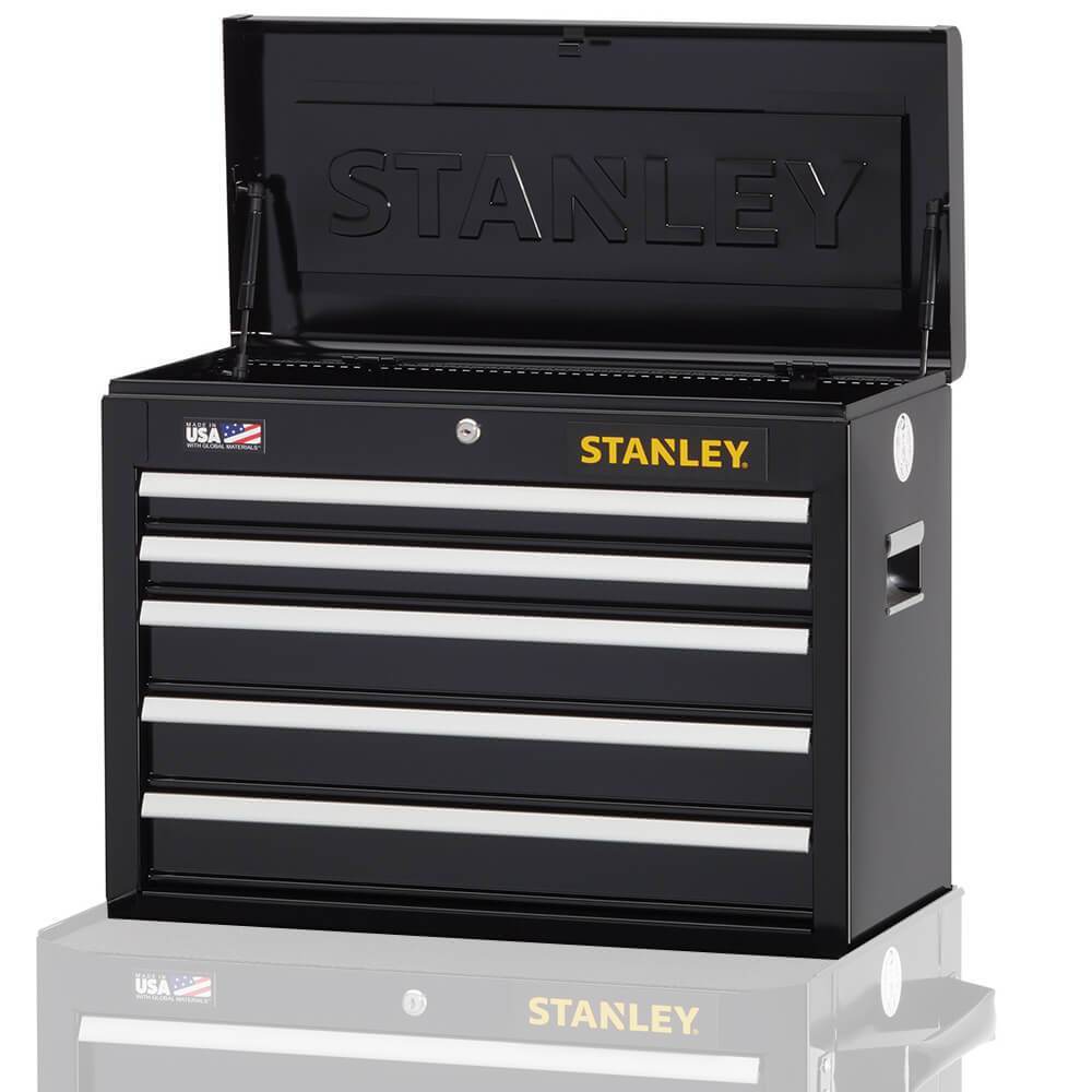 Stanley STST22655BK 26Inch 300Series 5Drawe Storage Tool Chest Black