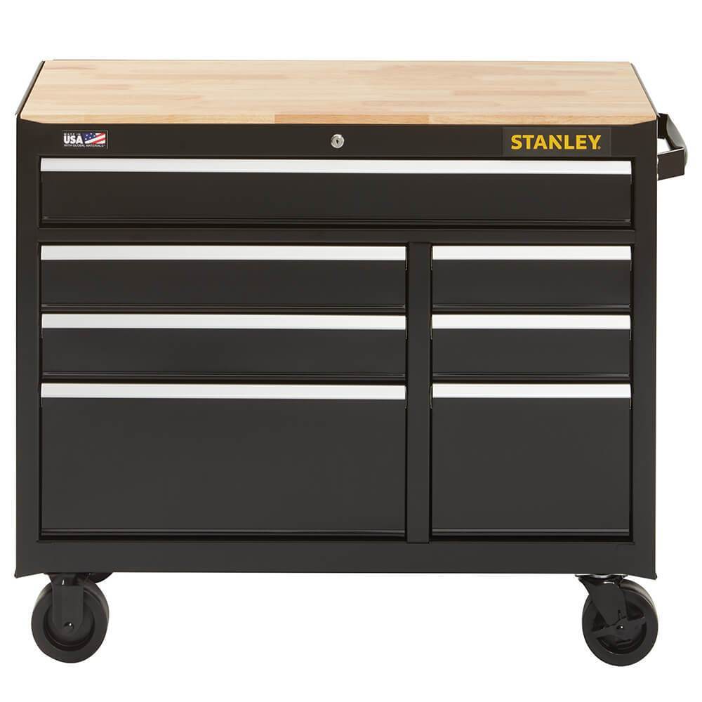  Stanley STST24174BK 41-Inch 300-Series 7-Drawer Storage Mobile Workbench - Black 