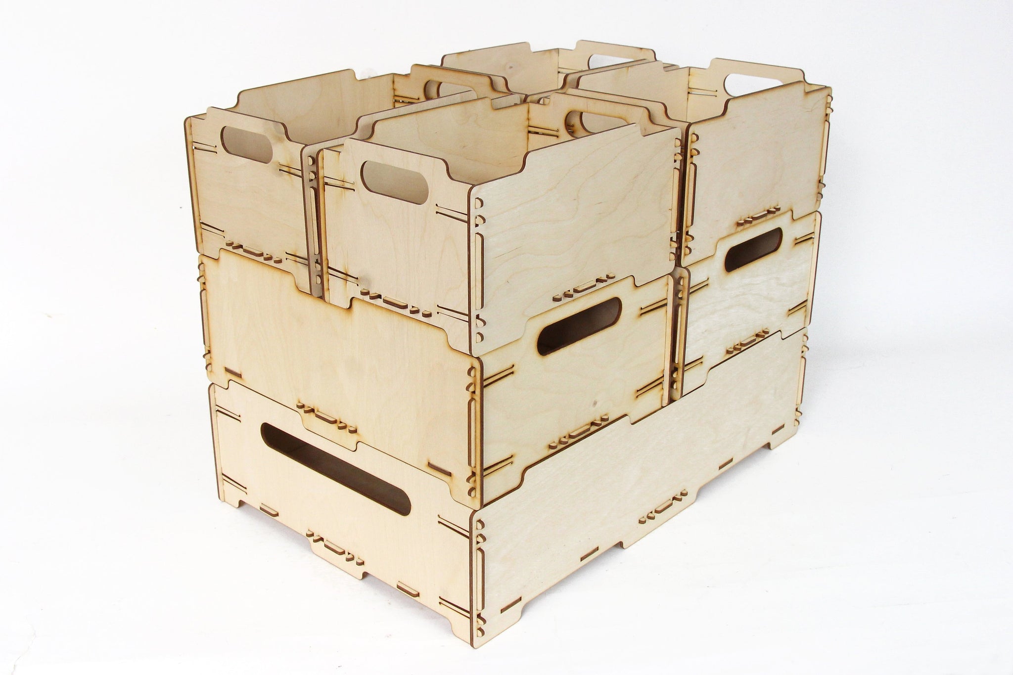 wooden toy crates