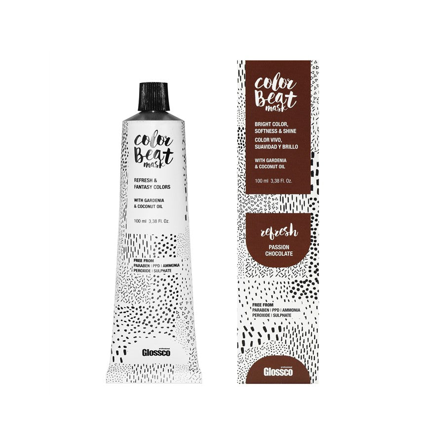 Refresh Color Beat Mask Passion Chocolate / Marrón 100 ml – Hair shop
