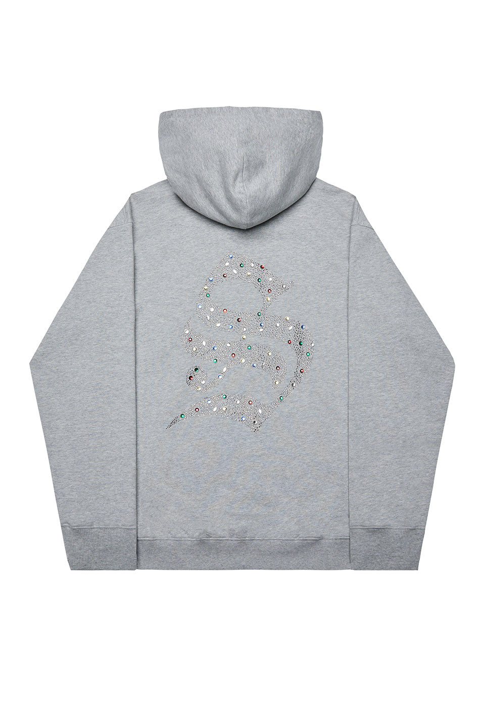 Lightning Rhinestone Zip Hoodie