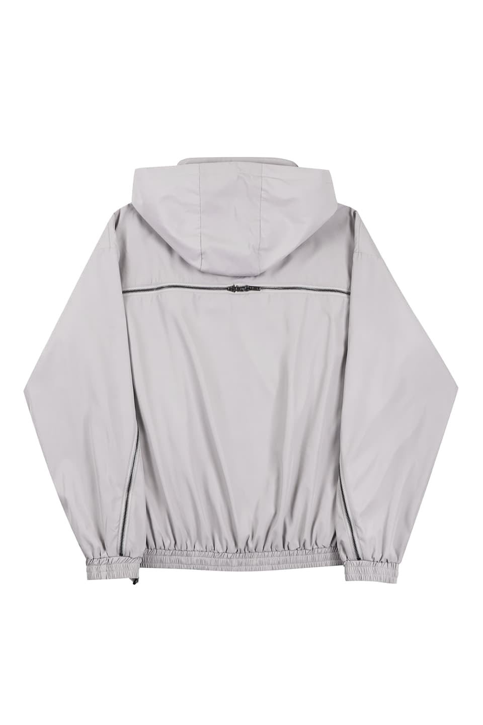 LIGHT GREY ZIP OFF PANEL ZIP JACKET | ccq.com.sv