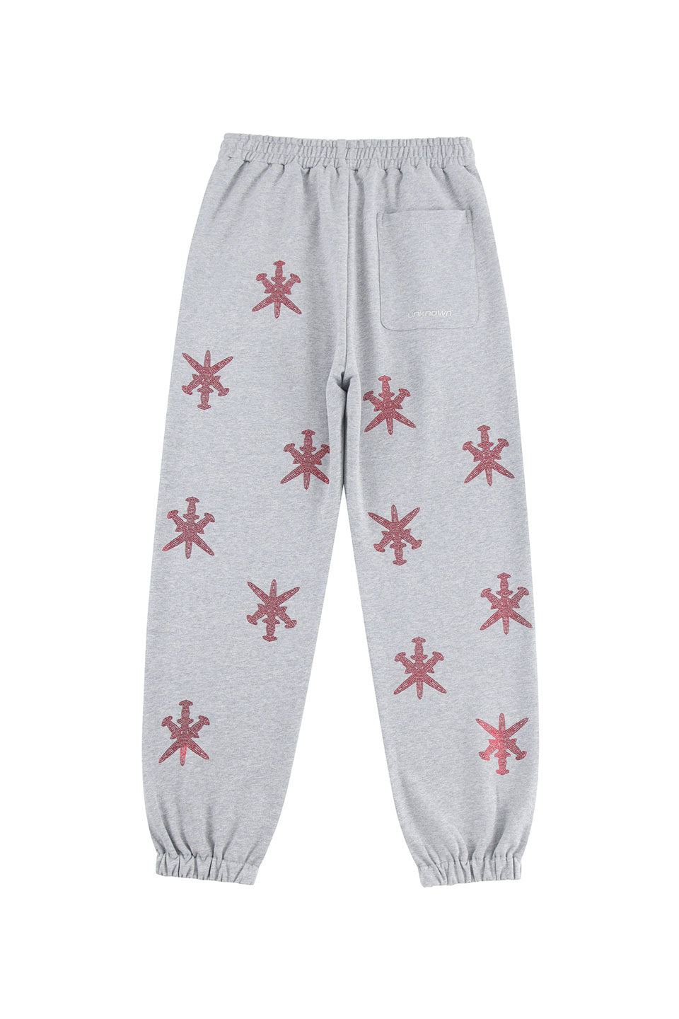 NTWRK - Light Grey Rhinestone Jogger