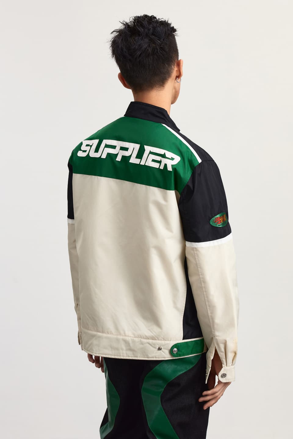 SALE／55%OFF】 SUPPLIER(サプライヤー)RACING WHITE- JACKET-OFF