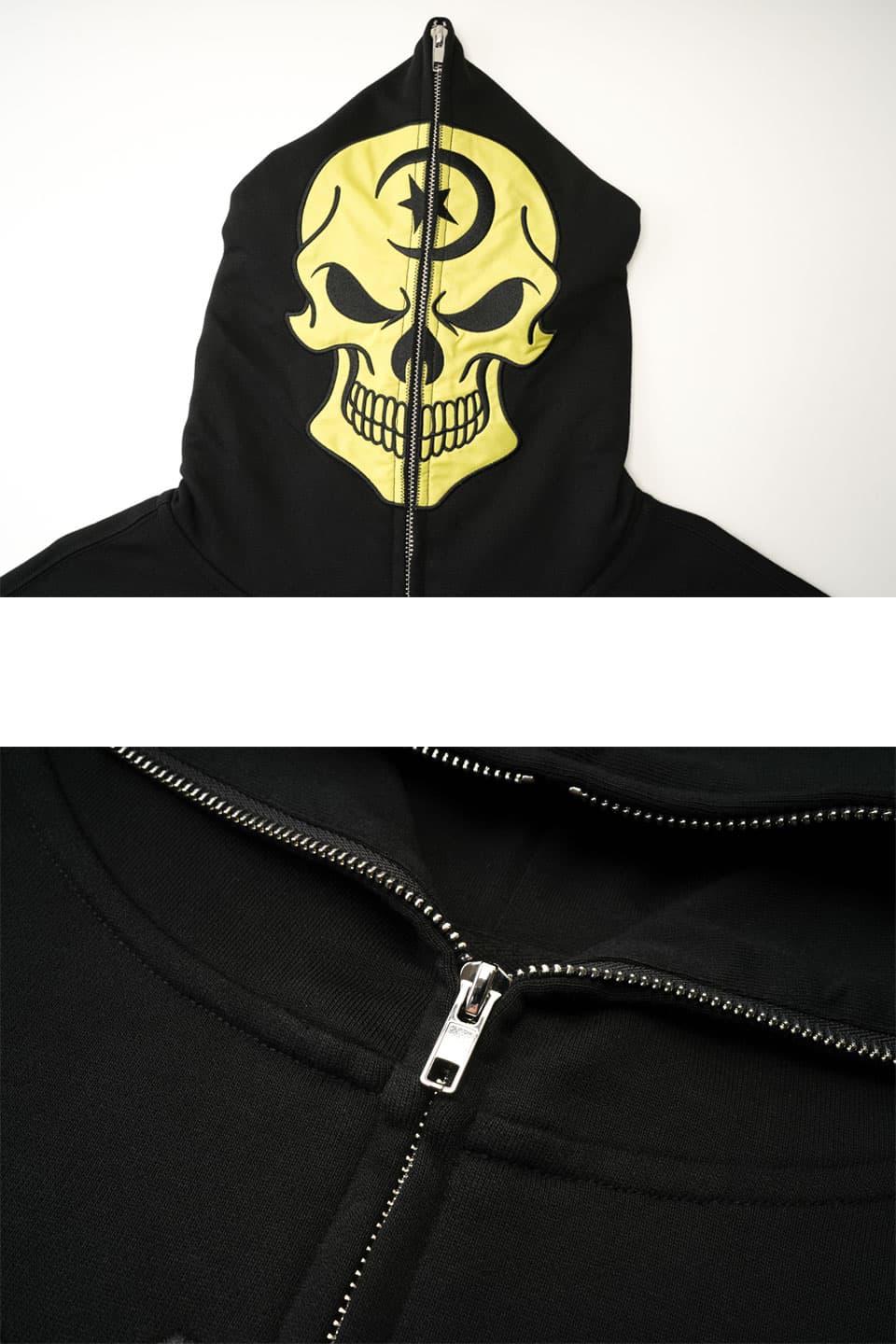 SUPPLIER X ECOSYS Skull Full Zip Hoodie