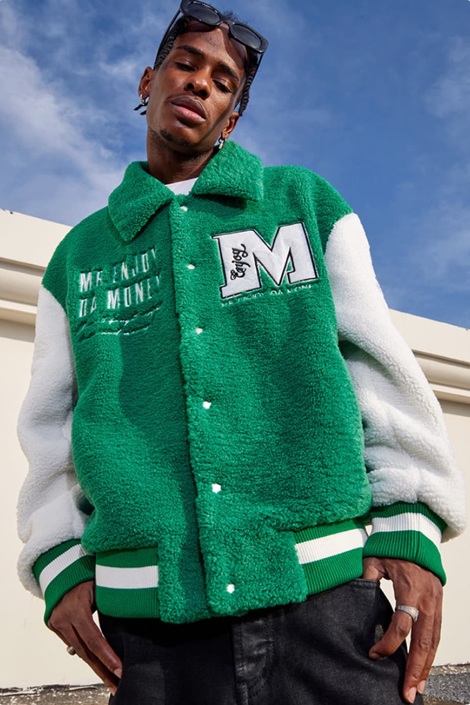 MEDM 88rising stadium jacket outer-